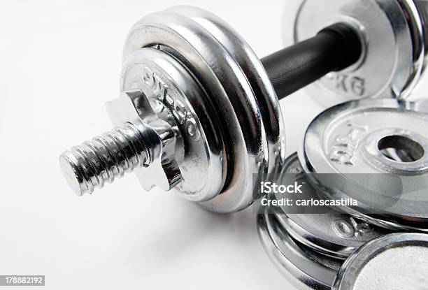 Weights Or Dumbbells Stock Photo - Download Image Now - Anaerobic Exercise, Backgrounds, Barbell