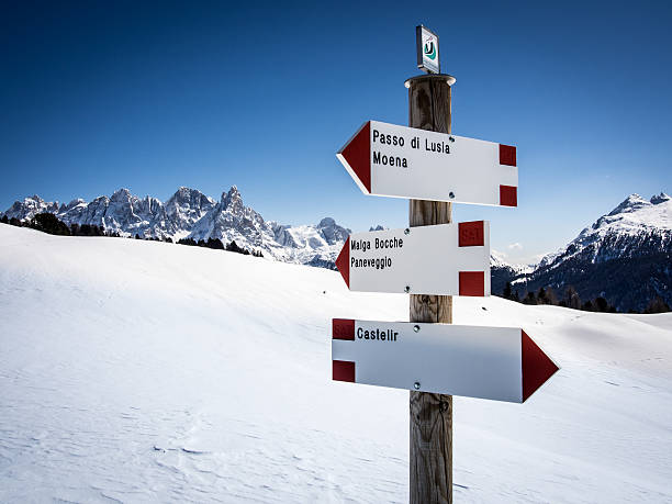 mountain dolomities panneaux en Italie - Photo