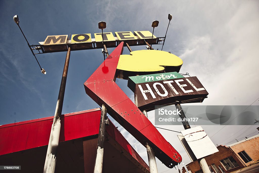Stary Znak motel - Zbiór zdjęć royalty-free (Route 66)