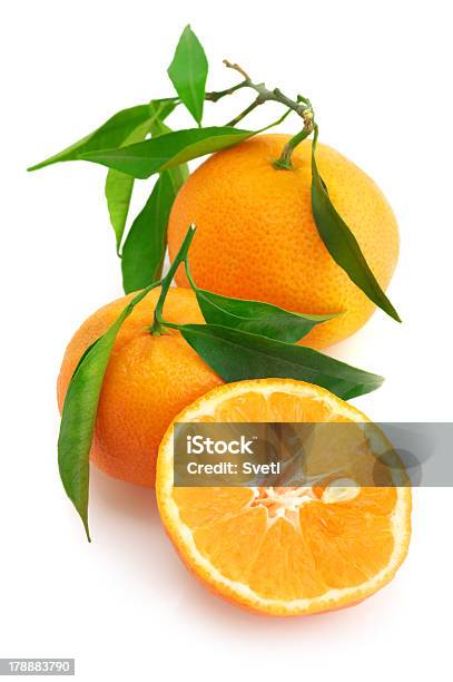 Fresh Tangerines Stock Photo - Download Image Now - Citrus Fruit, Cross Section, Cut Out