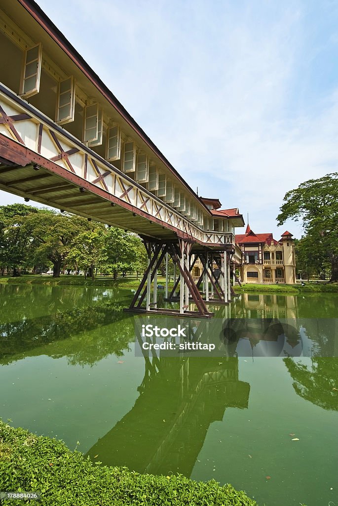 Sanam Chan Palace, (króla Ramy 6 - Zbiór zdjęć royalty-free (Architektura)