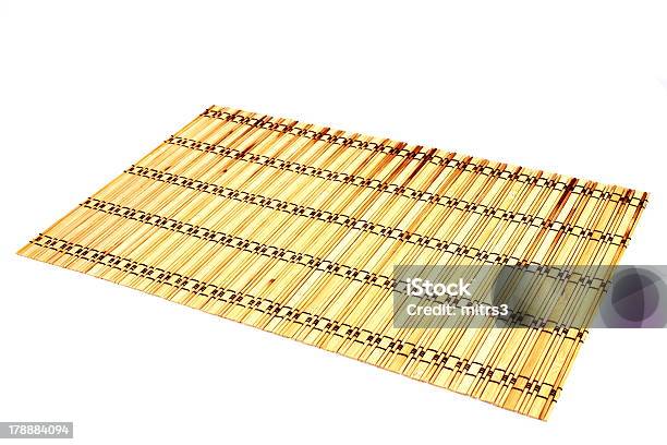 Bamboo Mats Against The White Background Stock Photo - Download Image Now - Asia, Backgrounds, Brown