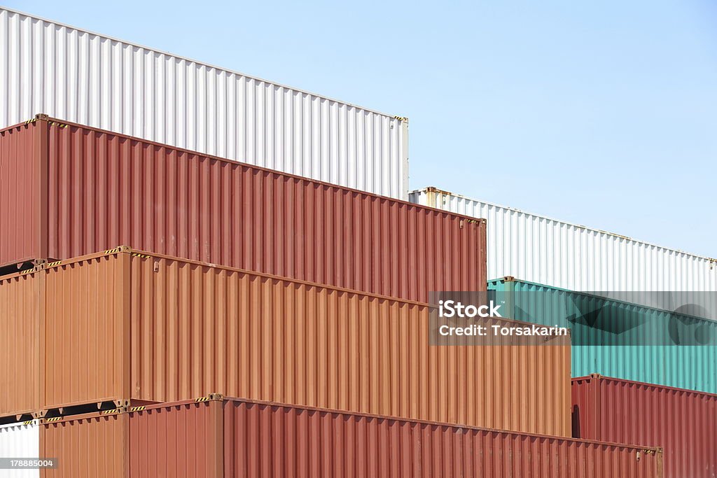 Container Versand - Lizenzfrei Ausrüstung und Geräte Stock-Foto
