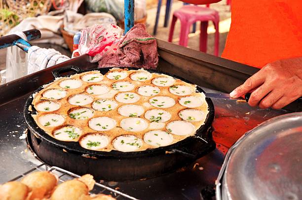 istock the man making kanom Krok   Thai sweet dessert 178885644