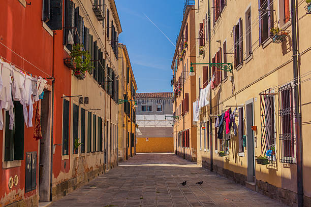 Cтоковое фото Традиционный Венецианский улицы и каналов