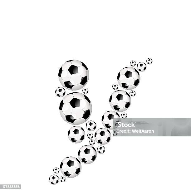 Fußball Fußball Alphabet Kleinbuchstaben Buchstabe Y Stockfoto und mehr Bilder von Alphabet