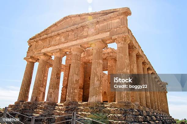 Foto de Templo De Concordia Em Agrigento Itália e mais fotos de stock de Agrigento - Agrigento, Antigo, Antiguidade