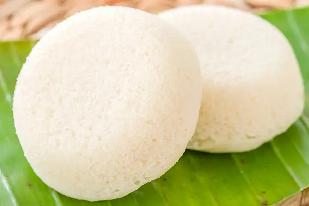 Goan steamed rice cake. Traditional Indian cuisine.