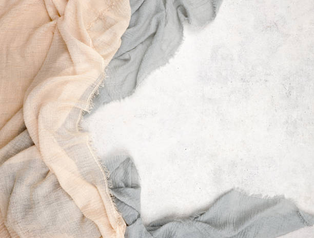 istock Gauze cloth on stone background. 1788876970
