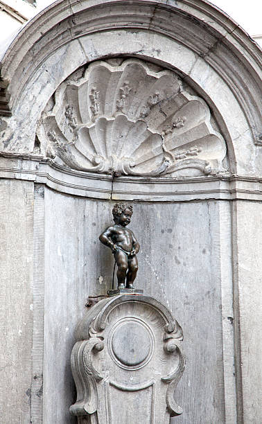 istock Manneken Pis - famous statue in Brussels 178888078