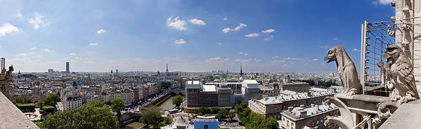 istock summer skyline of Paris and two chimeras 178888588