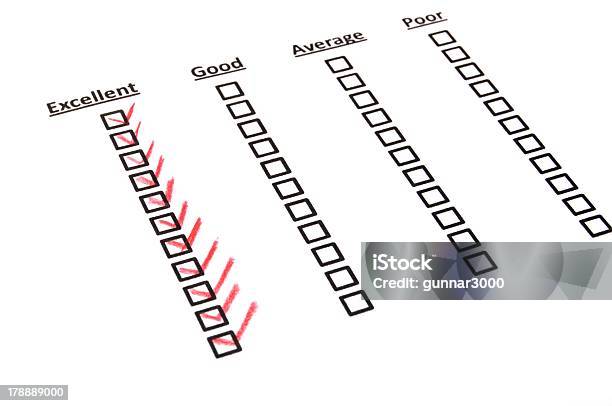 Qualitätumfrage Stockfoto und mehr Bilder von Daten - Daten, Dienstleistung, Fotografie