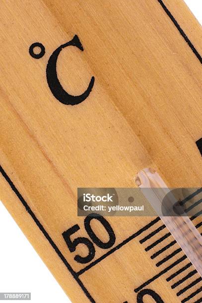 Closeup Thermometer In Celcius Oblique Stock Photo - Download Image Now - Celsius, Climate, Clock Hand