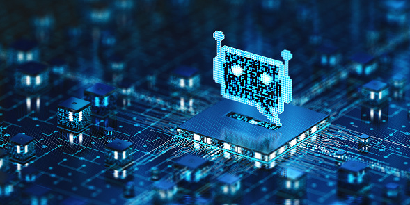 Machine Learning Chatbot Model Chatbot Machine Learning Stock Photo - Download Image Now - Generative ...