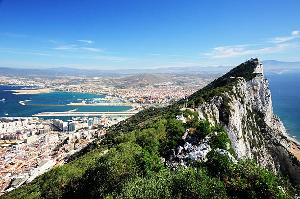 la rock - rock of gibraltar photos et images de collection