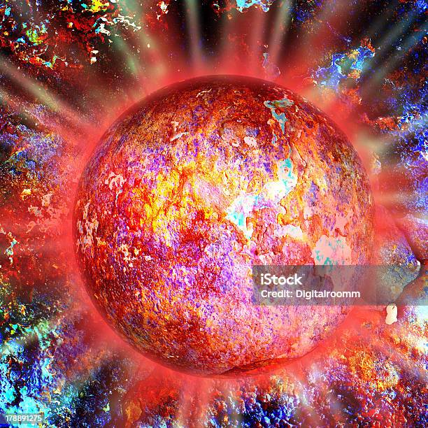 Explosión De Diseño De Tierra Foto de stock y más banco de imágenes de Abstracto - Abstracto, Arte, Arte y artesanía