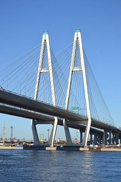 istock Cable-Stayed Bridge in St.Petersburg 178891507