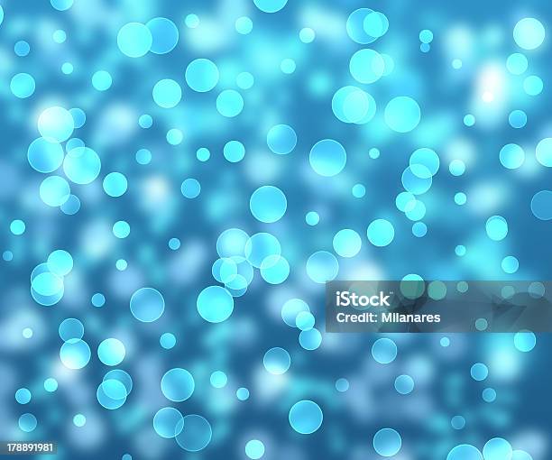 Lichter Auf Blauem Hintergrund Stockfoto und mehr Bilder von Blauer Hintergrund - Blauer Hintergrund, Silber, Abstrakt