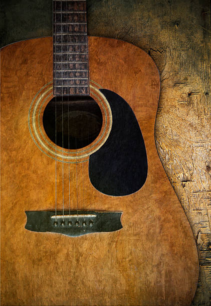 istock old guitar on wood textured 178892365