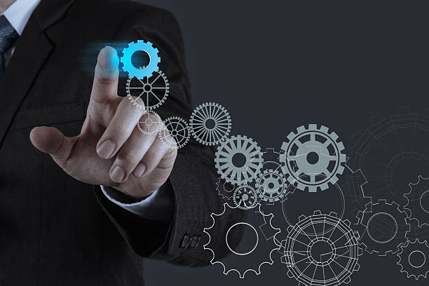 istock businessman hand draws gear to success 178893515