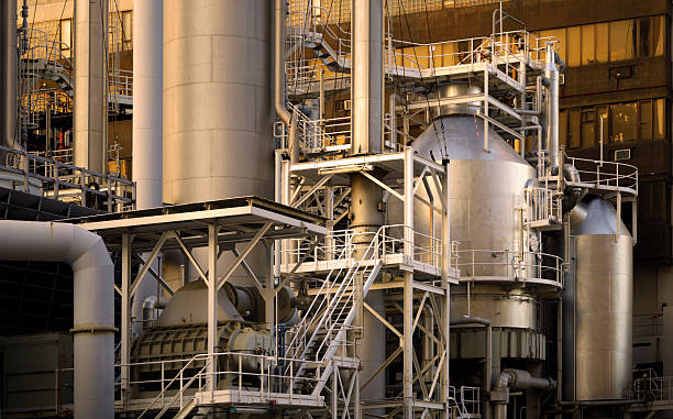 Chemical Plant stock photo