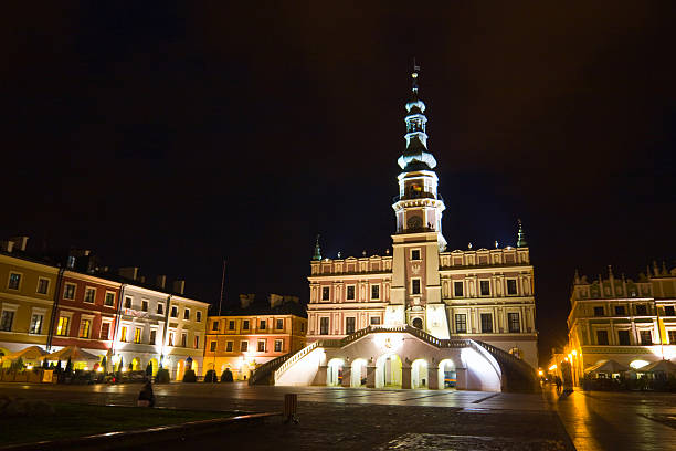 istock Town Hall at night, Main Square (Rynek Wielki), Zamosc, Poland 178894509