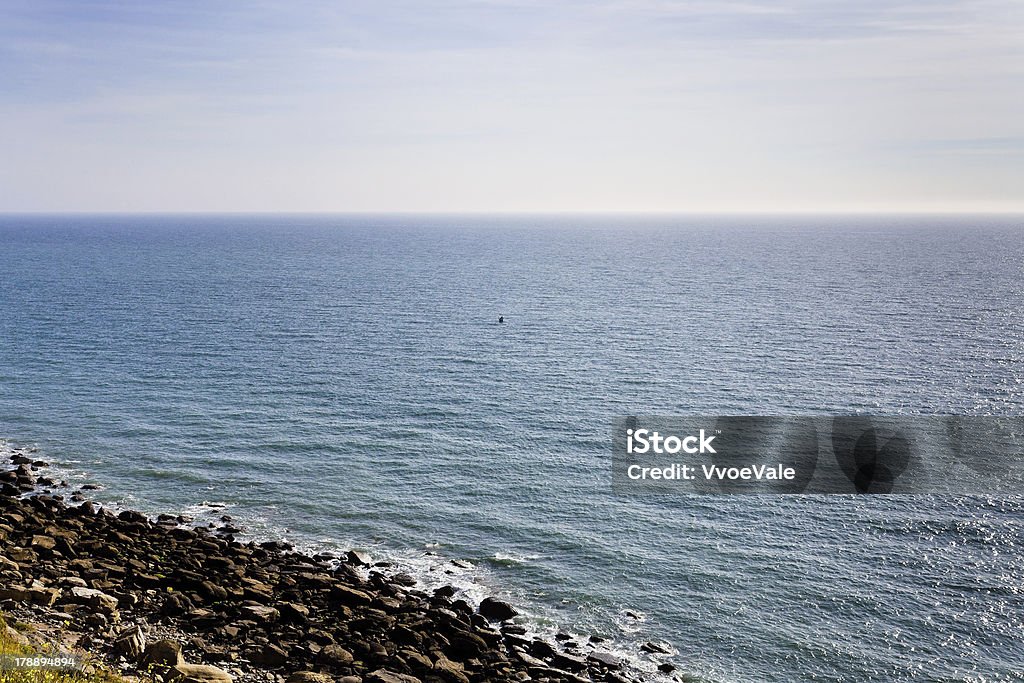 Canale costa inglese in Normandia - Foto stock royalty-free di Acqua