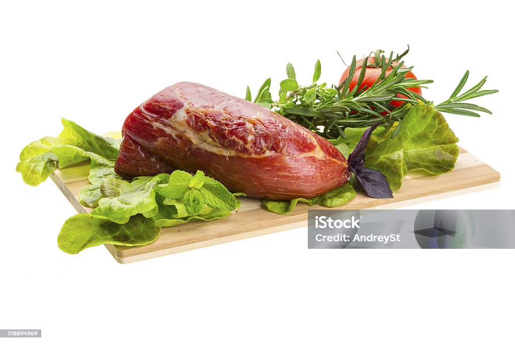 Carne bovina defumada - Foto de stock de Alecrim royalty-free