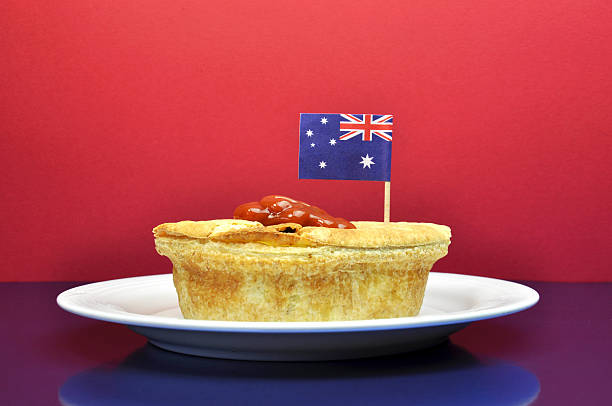 istock Traditional Australian Meat Pie and Sauce 178895375