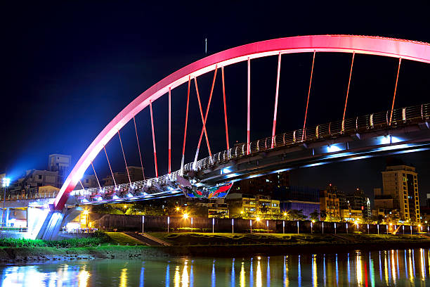 istock Bridge at night in Taiwan 178895414