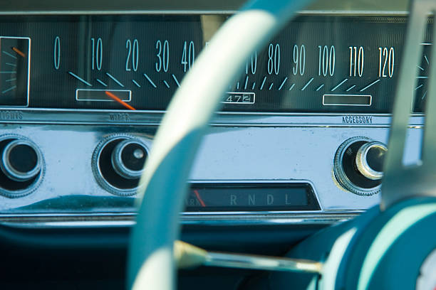 istock Details of vintage car 178895655