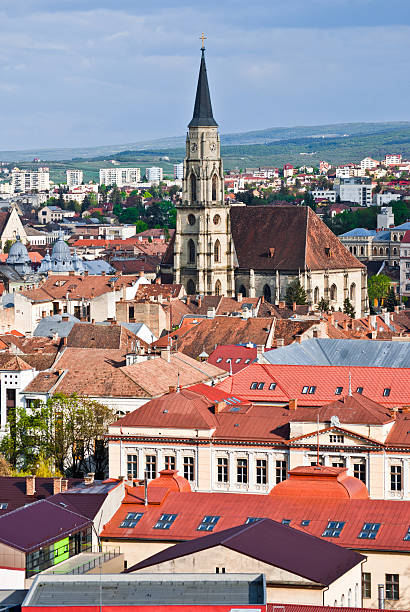 istock St. Michael's Church, Cluj-Napoca 178897541