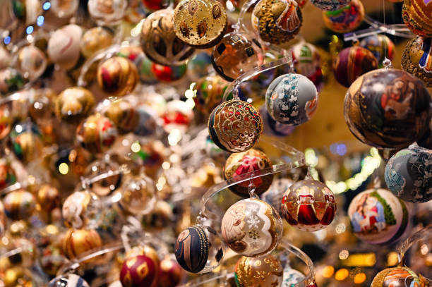 istock Beautiful shiny Christmas decorations holiday season background 1788975886