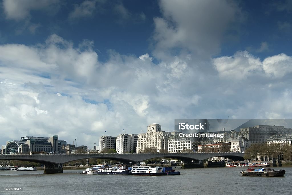 Londra Waterloo bridge - Foto stock royalty-free di Acqua