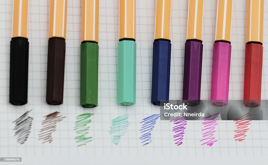Цвет ручки - Стоковые фото Абстрактный роялти-фри
