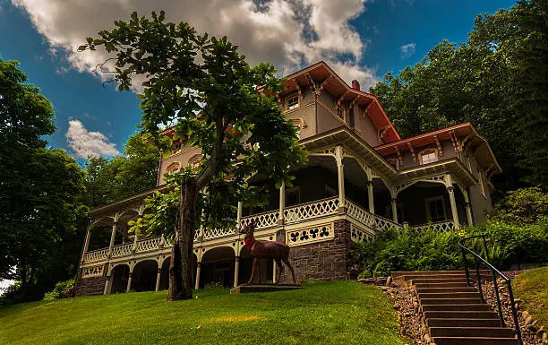 Photo of The Asa Packer Mansion, Jim Thorpe, Pennsylvania.