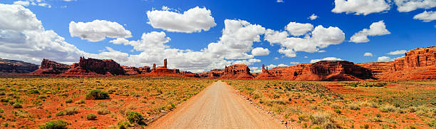 valle degli dei - monument valley usa panoramic foto e immagini stock