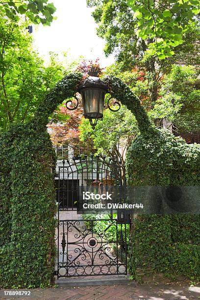 Ivy Arch And Gateway Stock Photo - Download Image Now - Gate, Georgia - US State, Savannah - Georgia