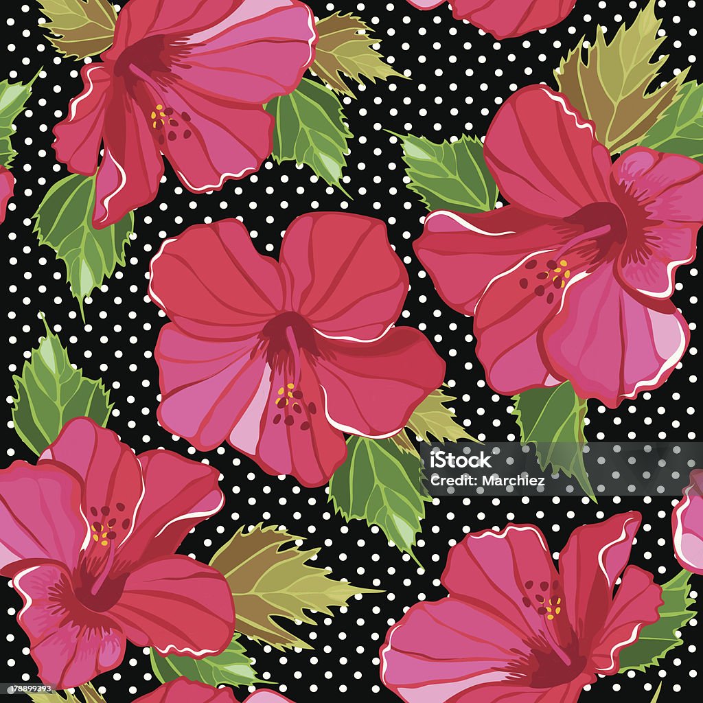 Floral Nahtlose Muster - Lizenzfrei Bildhintergrund Vektorgrafik