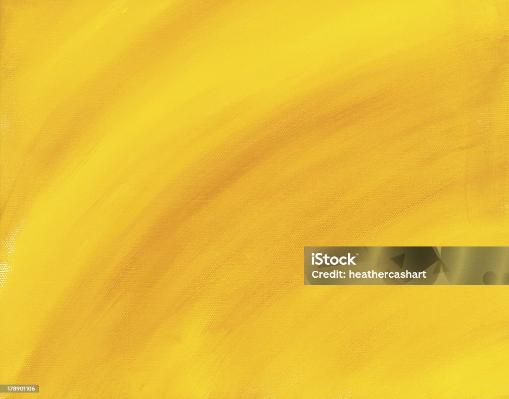 Amarelo-laranja Pincelada de fundo - Royalty-free Abstrato Foto de stock