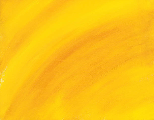 Amarelo-laranja Pincelada de fundo - fotografia de stock