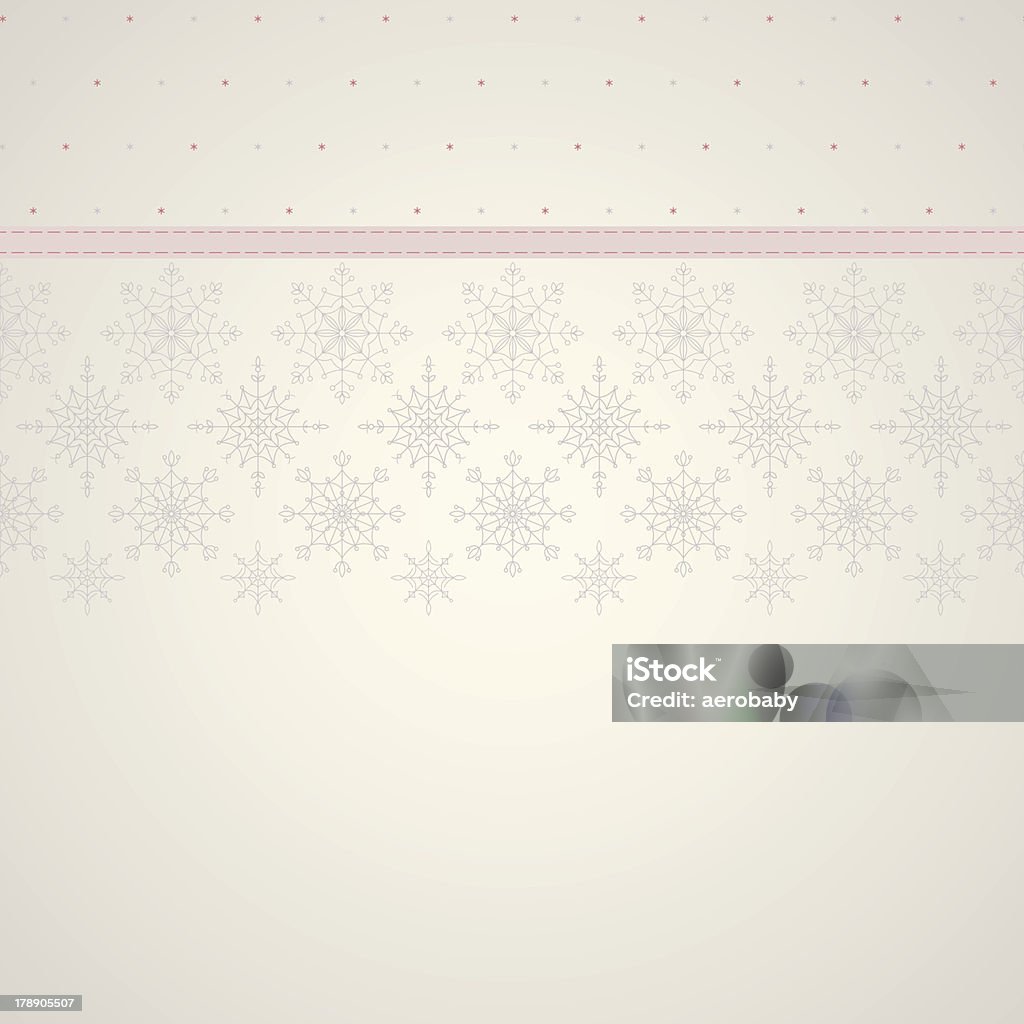 Бесшовные снежинок и украшения кружева ленты на заднем плане. - Векторная графика Кружево роялти-фри