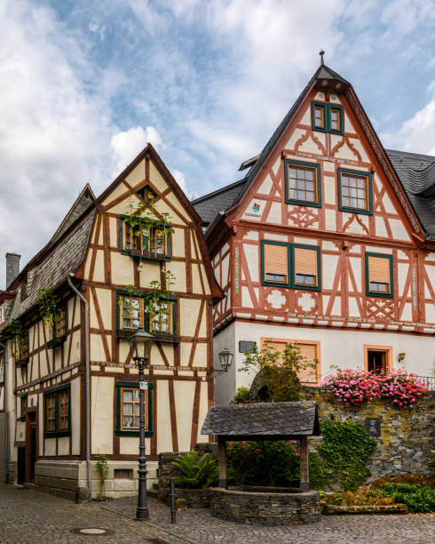 istock Half-timbered houses in Bacharach 1789056074