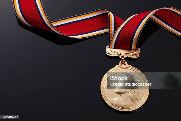 Gold Medal Stock Photo - Download Image Now - Badge, Medal, Belt