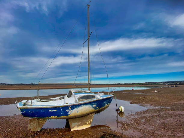 istock Boat at Exe Estuary, Exmouth, Devon, UK 1789083026
