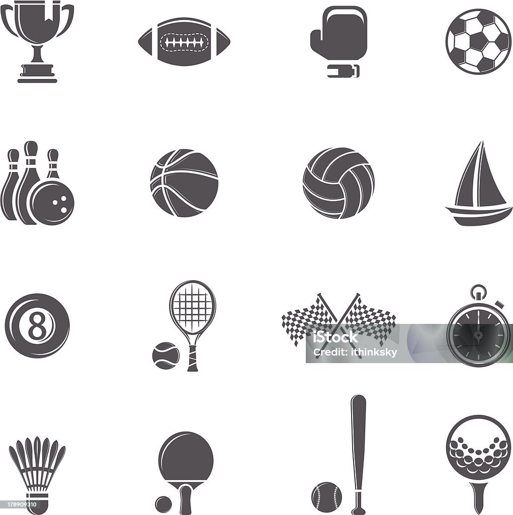 Icono de deportes - arte vectorial de Deporte libre de derechos