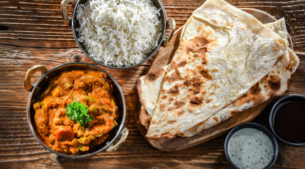 istock Hot madras paneer and vegetable masala with rice 1789094666