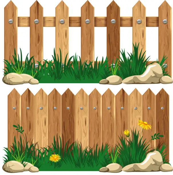 Vector illustration of Fence