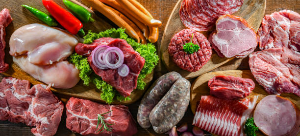 istock Composition with a variety of meat products 1789113741