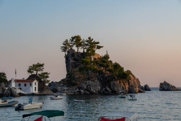 Panagia island in Parga, Greece